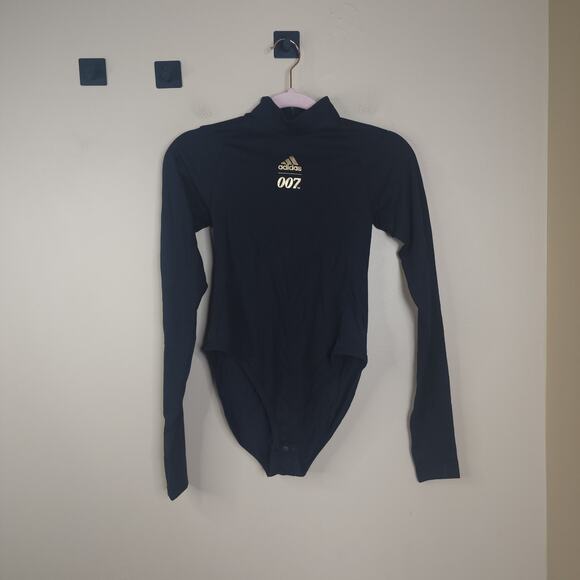 ADIDAS ATHLETICS X JAMES BOND LEOTARD IN BLACK SIZE S - Picture 1 of 11